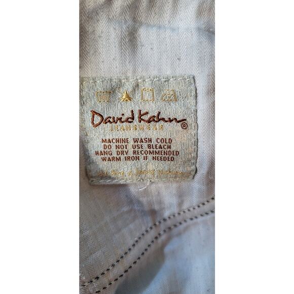 David Kahn Pants Women 10 Blue Denim Jeans Bootcut Made In USA - Picture 11 of 12